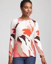 Chico's Tropical Touch of Cool™ Layering Tee SIESTA ROSE