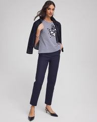 Chico's Emme Slim Ankle Pants PASSPORT BLUE