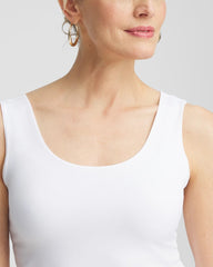 Chico's Microfiber Tank OPTIC WHITE