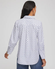 Chico's No Iron™ Chain Connection Shirt PASSPORT BLUE