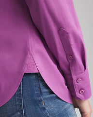 Chico's No Iron™ Stretch-Sateen Shirt GOOSEBERRY