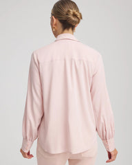 Chico's Classic-Fit Collared Shirt ROSE SMOKE