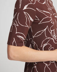 Chico's Touch of Cool™ Elbow-Sleeve Perfect Tee CACAO