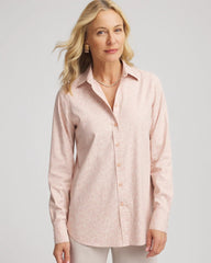 Chico's No Iron™ Feminine Jacquard Shirt ROSE SMOKE