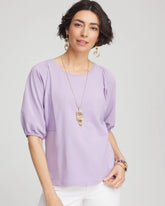 Chico's Dolman Sleeve Top GENTLE LAVENDER