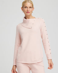 Chico's Zenergy® Luxe Envelope Neck Sweater ROSE SMOKE