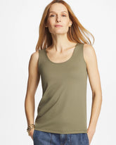 Chico's Microfiber Tank LICHEN