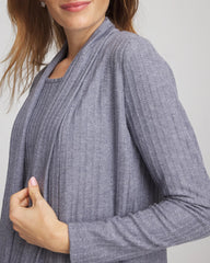 Chico's Cozy Cardigan PASSPORT BLUE