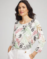 Chico's Touch of Cool™ Tapered Top ECRU