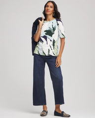 Chico's Touch of Cool™ Elbow-Sleeve Perfect Tee SAGE MEADOW