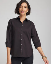 Chico's No Iron™ Stretch Shirt BLACK