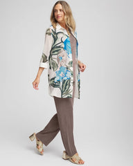 Chico's Travelers™ Artisanal Chiffon Tunic DARKEST SPRUCE