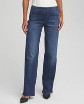 Chico's Pull On Wide Jean ALEAH INDIGO