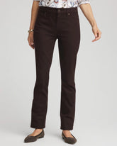 Chico's Girlfriend Slim Full-Length Jeans COCOA BEAN