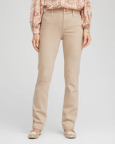 Chico's Girlfriend Slim Full-Length Jeans CHAMPAGNE FIZZ