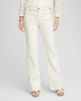 Chico's Girlfriend Flared Jeans ENGLISH CREAM