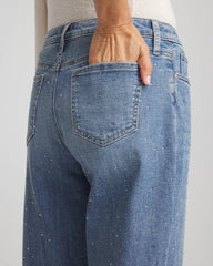Chico's Dewdrop Boyfriend Cropped Jeans OSLO INDIGO