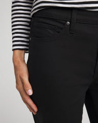 Chico's Cropped Girlfriend Kick-Flare Jeans BLACK