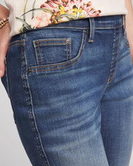 Chico's Pull-On Straight Jeans SANTORINI INDIGO