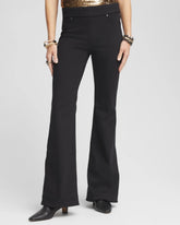Chico's Pull On Flare Jeggings BLACK