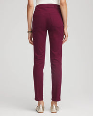 Chico's Modern Pull-On Ankle Jeggings DEEP CHIANTI