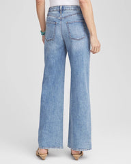 Chico's High Rise Wide Leg Jeans FARRAH INDIGO