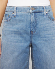 Chico's Girlfriend Cuffed Swing Denim Shorts PASHMINA INDIGO