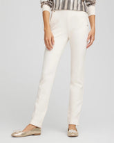 Chico's Juliet Slim Trim Detail Pants ENGLISH CREAM
