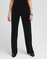 Chico's Travelers™ Velvet No Tummy Pants TRAVELERS BLACK