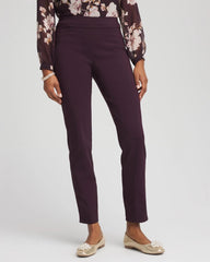 Chico's Brigitte™ Slim Pull-On Ankle Pants NIGHT BLOOM