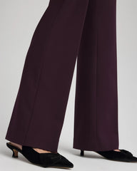 Chico's Emme Wide-Leg Trouser Ponte Pants NIGHT BLOOM