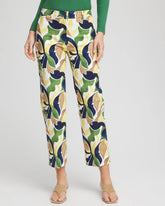 Chico's Emme Straight Mod Cropped Pants ALABASTER
