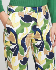 Chico's Emme Straight Mod Cropped Pants ALABASTER