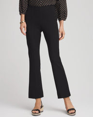 Chico's Lightweight Juliet Flared Ankle Pants BLACK