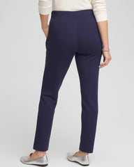 Chico's Zenergy® Double-Knit Ankle Pants PASSPORT BLUE