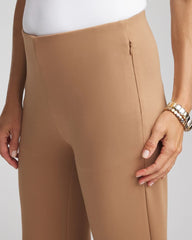 Chico's Juliet Slim Cropped Flared Pants CARAMEL APPLE