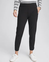 Chico's Zenergy® UPF Rib Mix Ankle Pants BLACK
