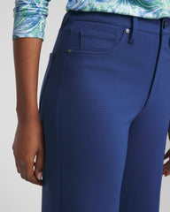 Chico's Five-Pocket Wide-Leg Ponte Pants DUSKY BLUE