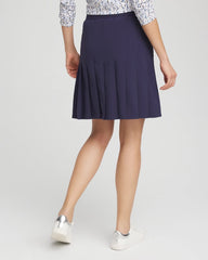 Chico's Zenergy® UPF Pleated Skort PASSPORT BLUE