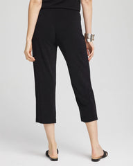 Chico's Travelers™ No Tummy Cropped Pants TRAVELERS BLACK