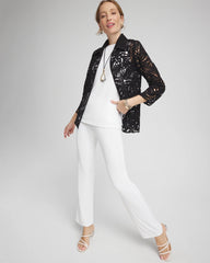Chico's Travelers™ No Tummy Lined Pants TRAVELERS WINTER DRIFT