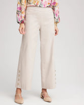 Chico's Brigitte™ Cropped Wide-Leg Pants SMOKEY TAUPE
