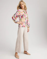 Chico's Brigitte™ Cropped Wide-Leg Pants SMOKEY TAUPE
