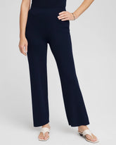 Chico's Travelers™ Sweater Knit Wide-Leg Pants TRAVELERS INDIA INK