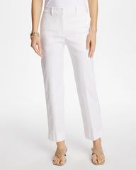 Chico's Emme Fly Front Straight Crop ALABASTER