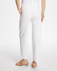 Chico's Emme Fly Front Straight Crop ALABASTER