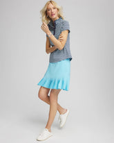 Chico's Zenergy® UPF Pleated Skort PARADISO BLUE