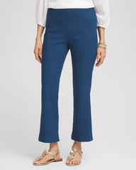 Chico's Lightweight Juliet Kick Flare Pants SEAPORT