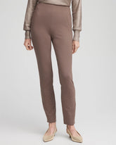 Chico's Juliet Embellished Ankle Pants WARM MOCHA