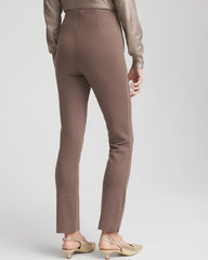 Chico's Juliet Embellished Ankle Pants WARM MOCHA
